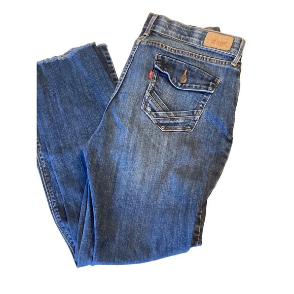 Women’s Levis Perfect Waist 525 Bootcut Denim Blue Jeans*Size 12M *VGC - Picture 1 of 11